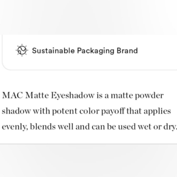 MAC COSMETICS MATTE EYESHADOW IN ESPRESSO. - Picture 15 of 16